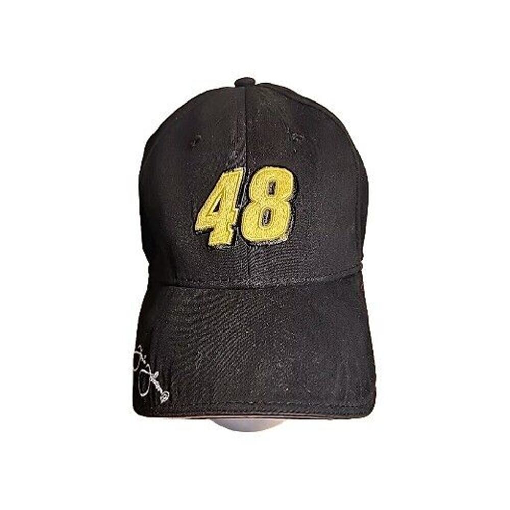Nascar Racing Jimmie Johnson Car #48 Black FlexFit Hat